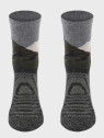 COMODO Skarpety Oddychające Wełniane Turystyczne 70% Wełna Merino Letnie w Góry Szare 43-46