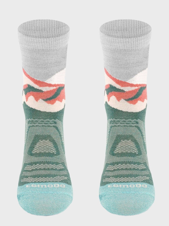 COMODO Skarpety Oddychające Wełniane Turystyczne 70% Wełna Merino Letnie w Góry Miętowe 43-46