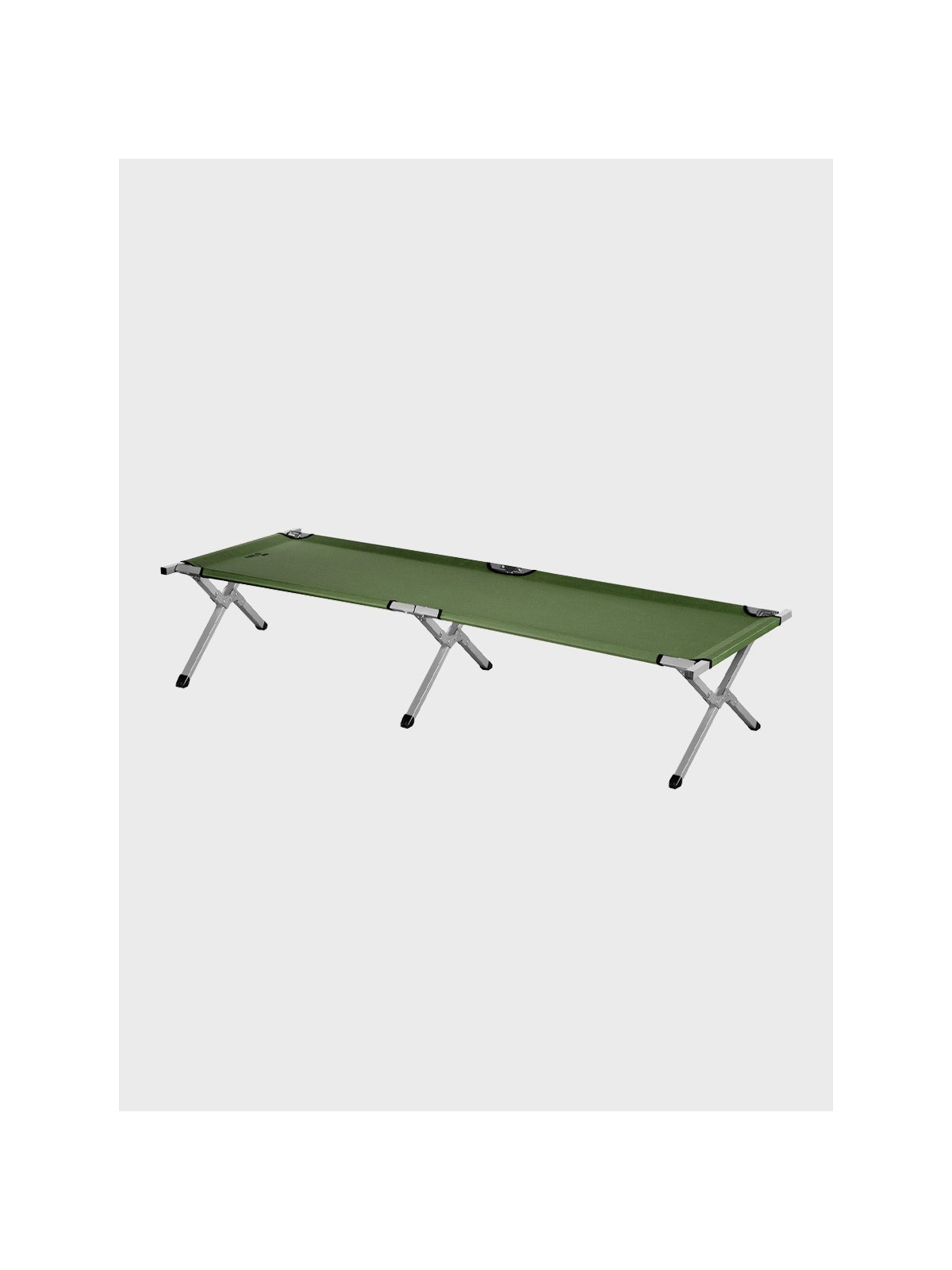 NILS CAMP Łóżko składane polowe 200×60×44cm 120kg NC2756  kanadyjka zielone