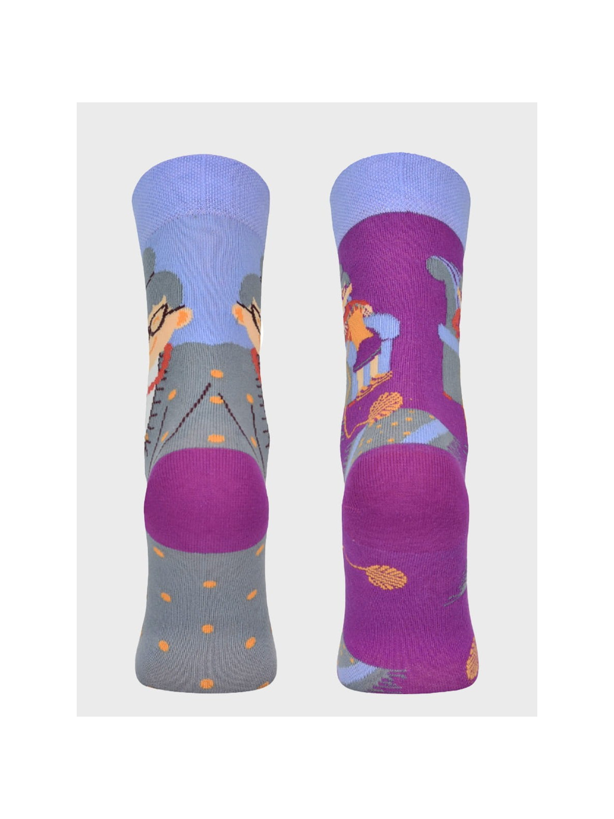 COMODO SKARPETY MĘSKIE DAMSKIE FUNNY SOCKS SM1/72 MOTYW BABCIA 43-46