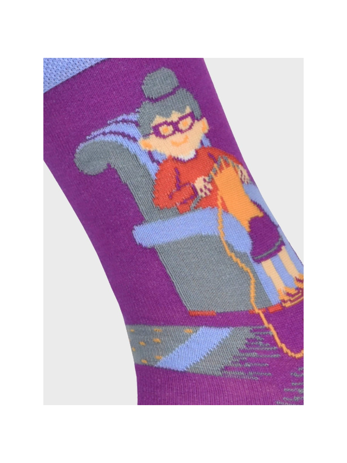 COMODO SKARPETY MĘSKIE DAMSKIE FUNNY SOCKS SM1/72 MOTYW BABCIA 43-46