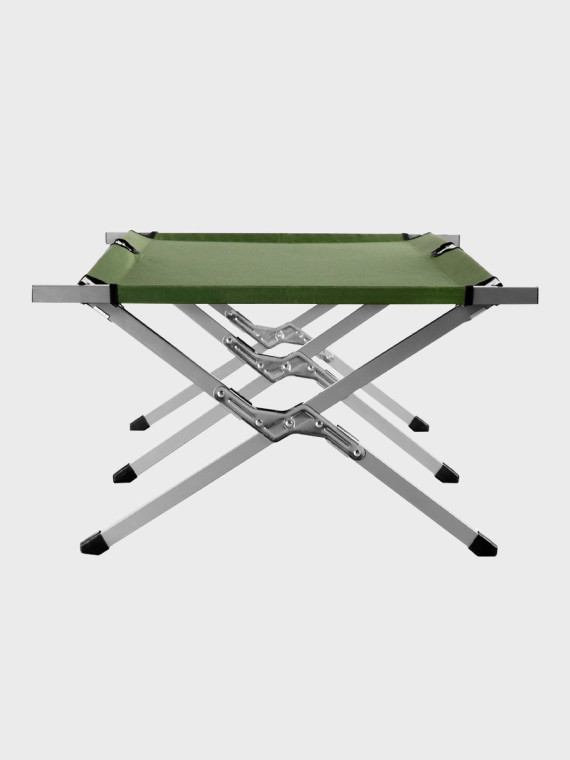 NILS CAMP Łóżko składane polowe 200×60×44cm 120kg NC2756  kanadyjka zielone