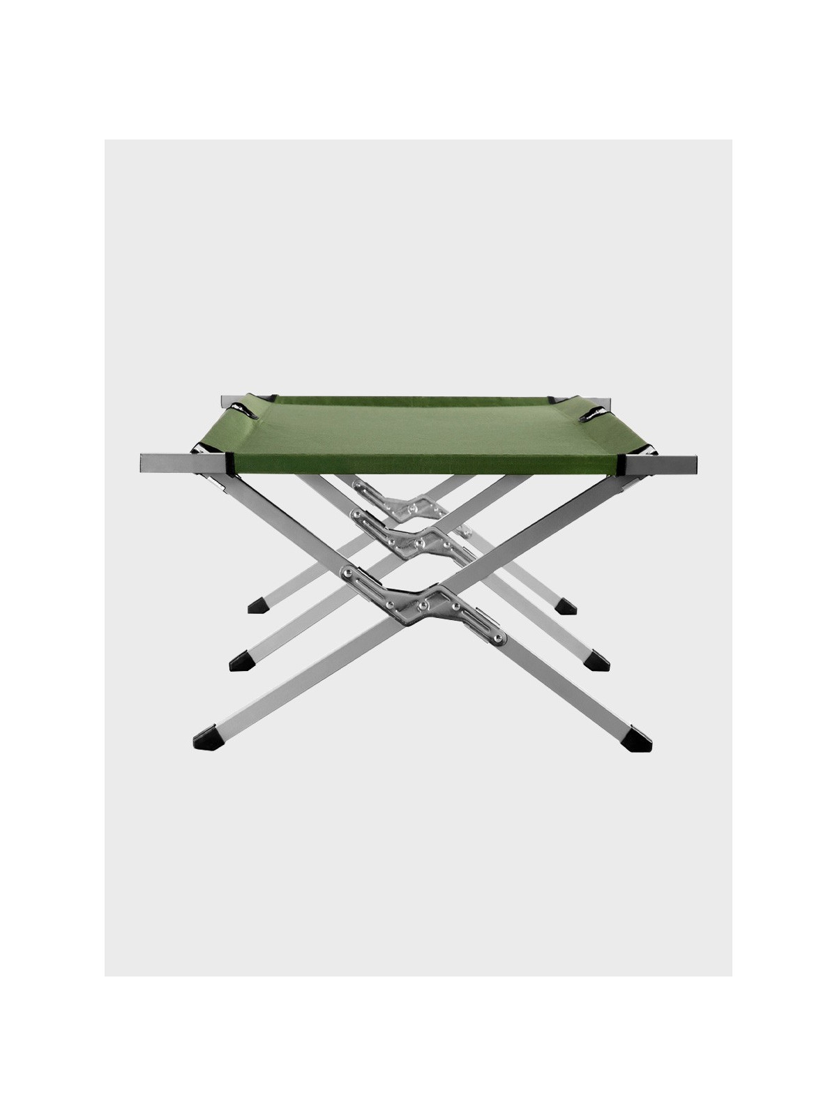 NILS CAMP Łóżko składane polowe 200×60×44cm 120kg NC2756  kanadyjka zielone