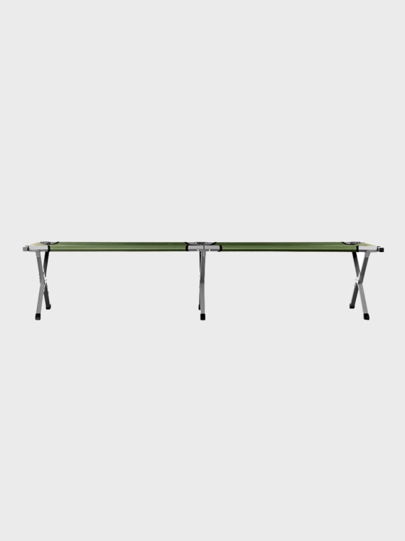 NILS CAMP Łóżko składane polowe 200×60×44cm 120kg NC2756  kanadyjka zielone