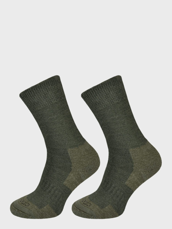 COMODO SKARPETY MYŚLIWSKIE ZIMOWE Merino khaki 35-38