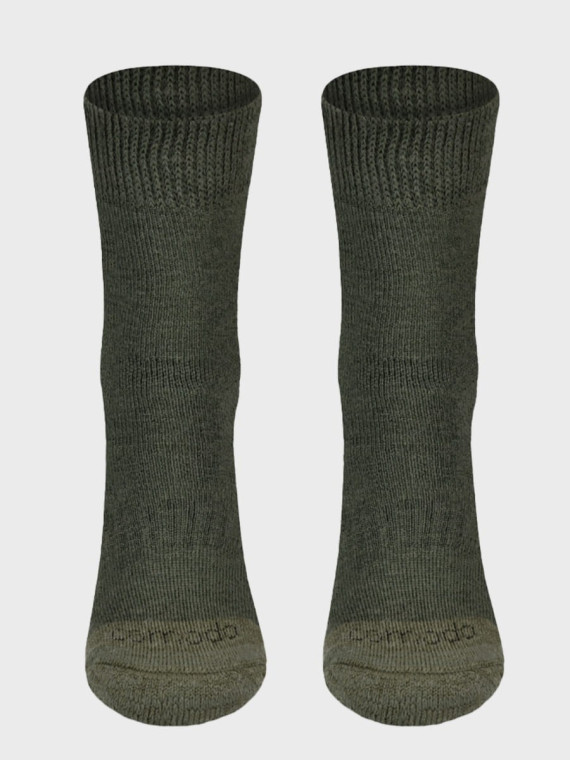 COMODO SKARPETY MYŚLIWSKIE ZIMOWE Merino khaki 35-38