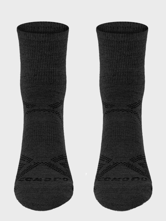 COMODO SKARPETY LETNIE TREKINGOWE  krótkie Everyday Merino czarne 35-38