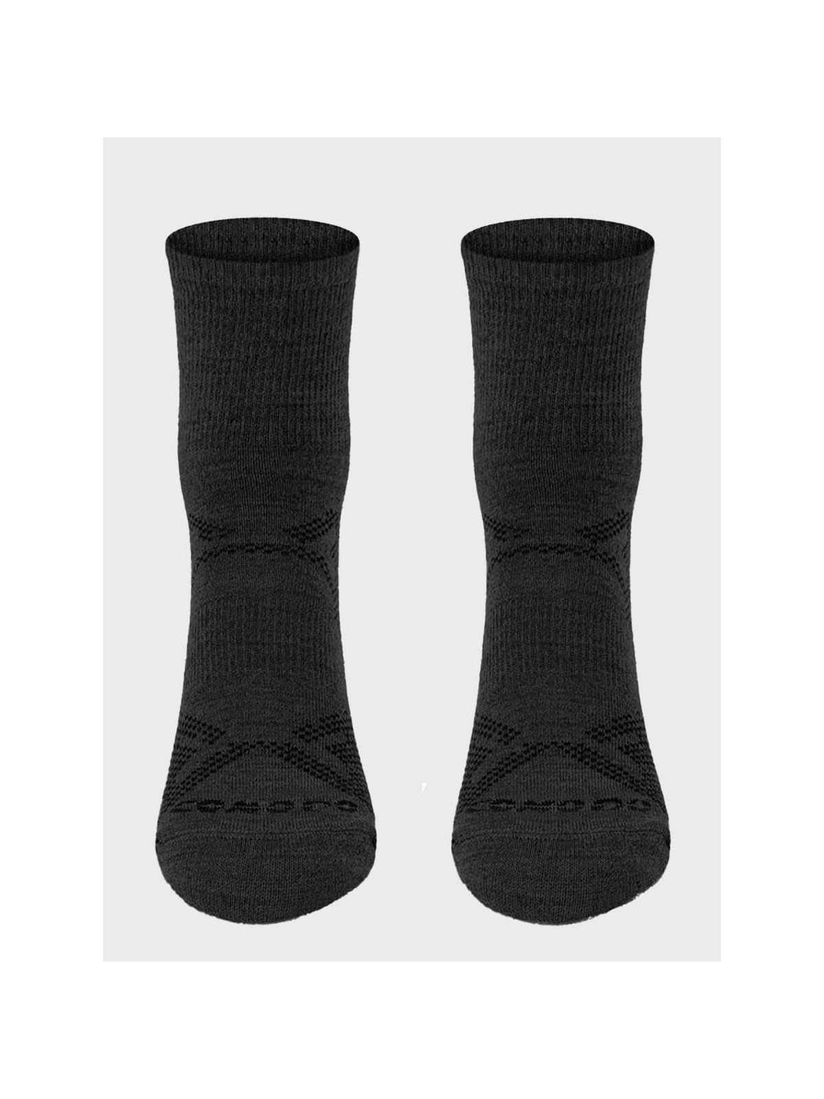 COMODO SKARPETY LETNIE TREKINGOWE  krótkie Everyday Merino czarne 35-38