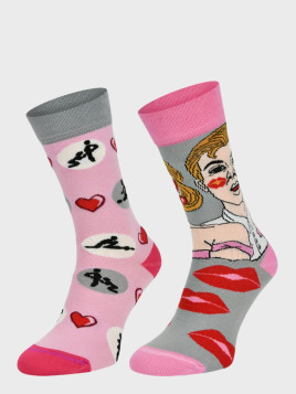 COMODO SKARPETY MĘSKIE DAMSKIE FUNNY SOCKS SM1/71 MOTYW KAMASUTRA 43-46