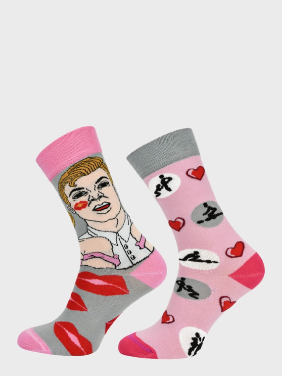 COMODO SKARPETY MĘSKIE DAMSKIE FUNNY SOCKS SM1/71 MOTYW KAMASUTRA 43-46