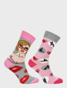 COMODO SKARPETY MĘSKIE DAMSKIE FUNNY SOCKS SM1/71 MOTYW KAMASUTRA 43-46