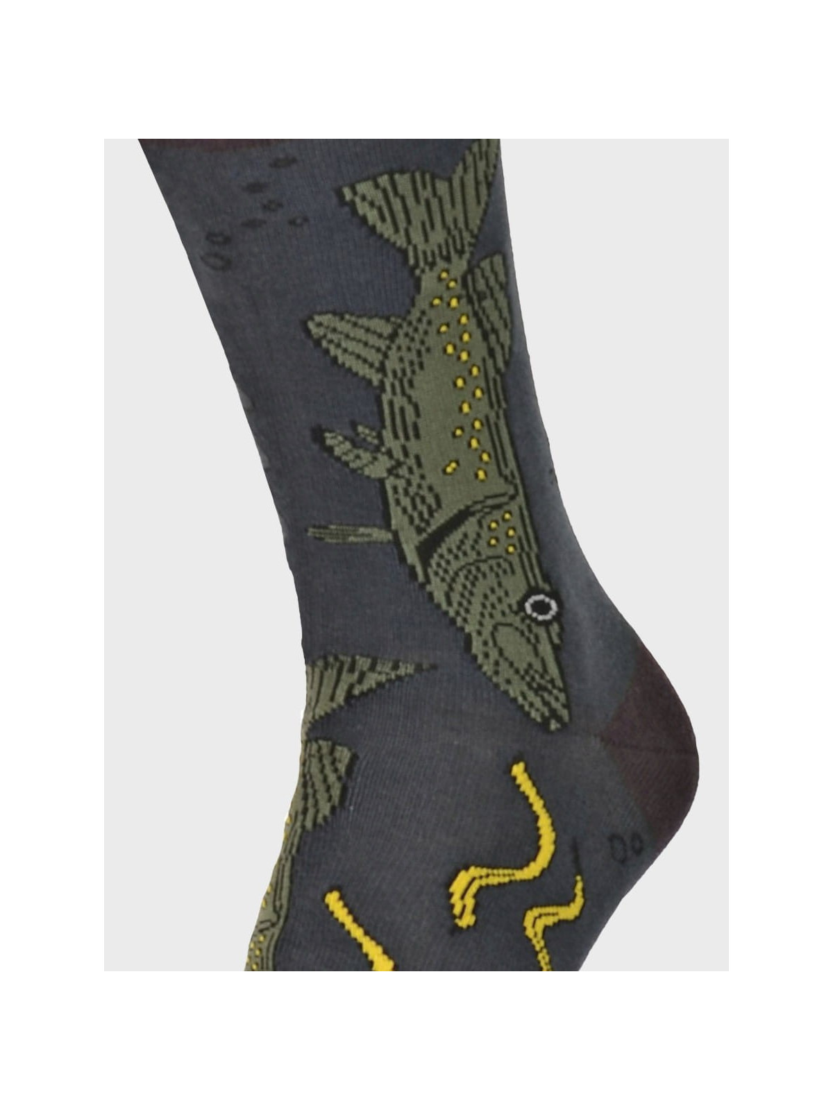 COMODO SKARPETY MĘSKIE DAMSKIE FUNNY SOCKS SM1/62 MOTYW WĘDKARSTWO 2 35-38