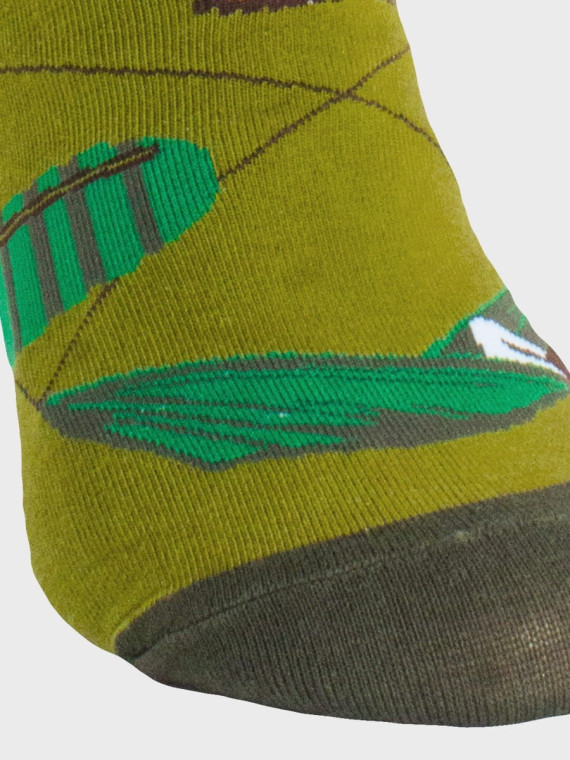 COMODO SKARPETY MĘSKIE DAMSKIE FUNNY SOCKS SM1/78 MOTYW KEMPING 35-38