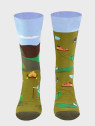 COMODO SKARPETY MĘSKIE DAMSKIE FUNNY SOCKS SM1/78 MOTYW KEMPING 35-38