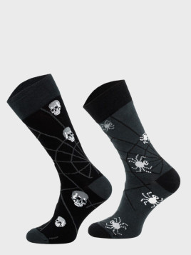 COMODO SKARPETY MĘSKIE DAMSKIE FUNNY SOCKS SM1/81 MOTYW HALLOWEEN 35-38