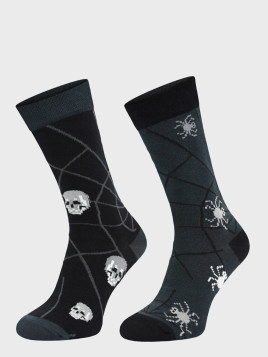 COMODO SKARPETY MĘSKIE DAMSKIE FUNNY SOCKS SM1/81 MOTYW HALLOWEEN 35-38