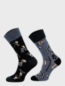COMODO SKARPETY MĘSKIE DAMSKIE FUNNY SOCKS SM1/78 MOTYW TRENING 35-38
