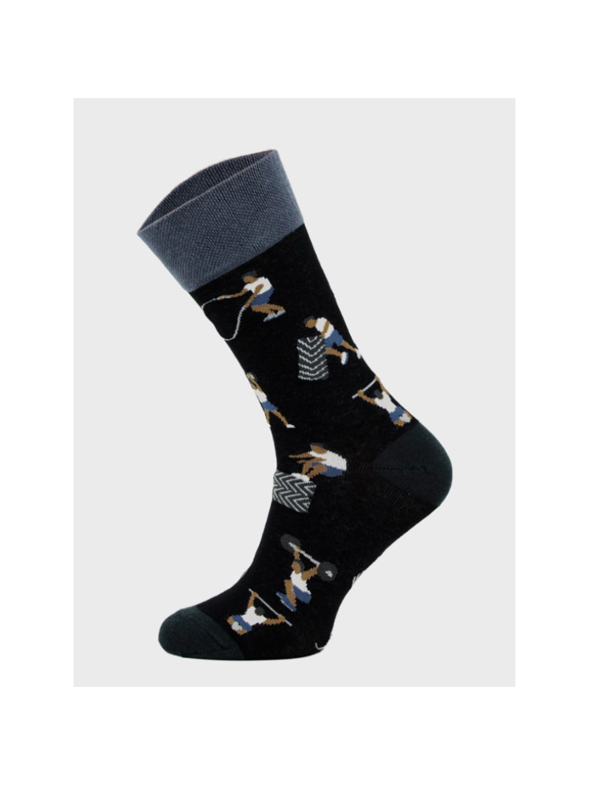 COMODO SKARPETY MĘSKIE DAMSKIE FUNNY SOCKS SM1/78 MOTYW TRENING 35-38