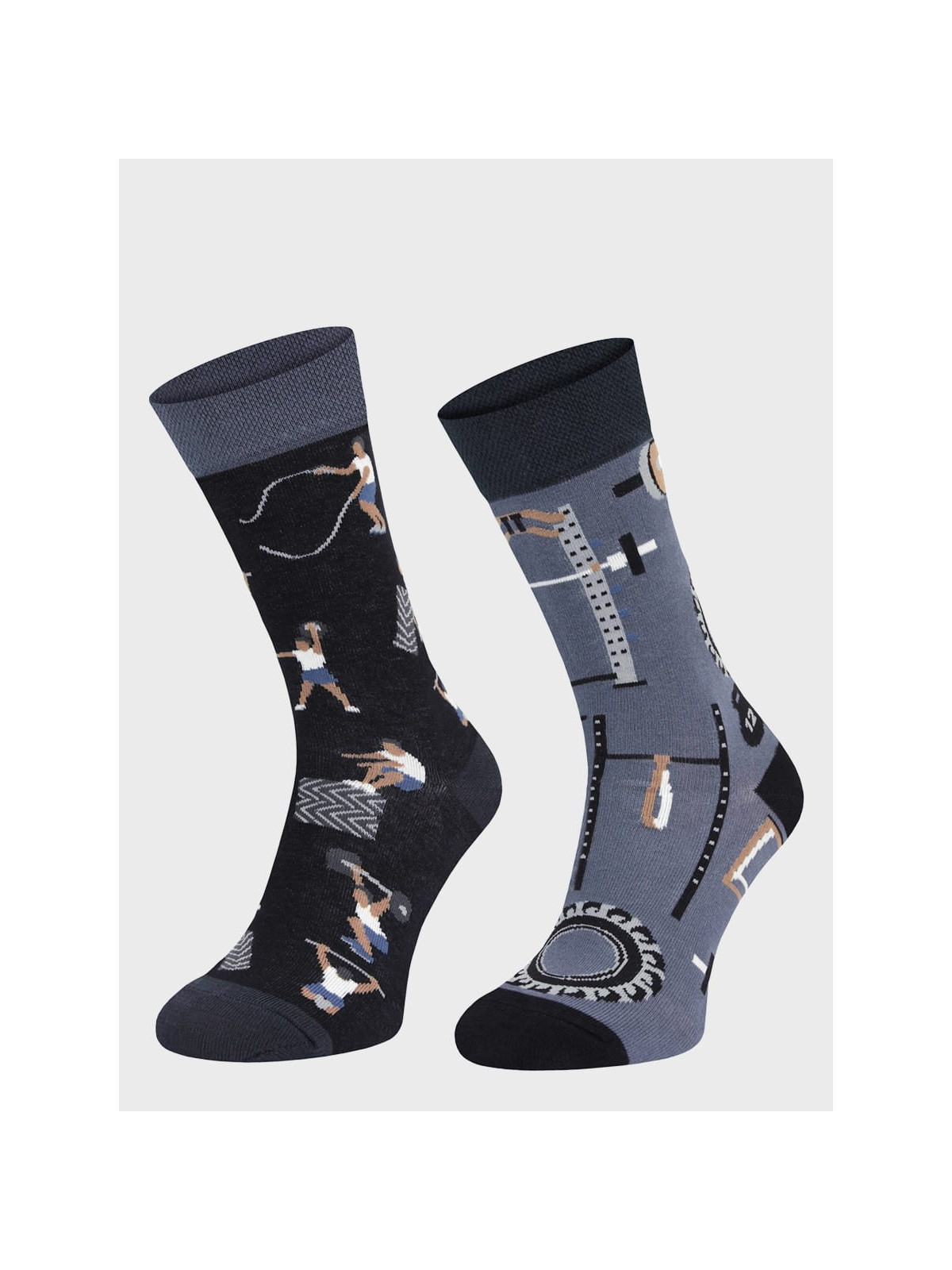 COMODO SKARPETY MĘSKIE DAMSKIE FUNNY SOCKS SM1/78 MOTYW TRENING 35-38