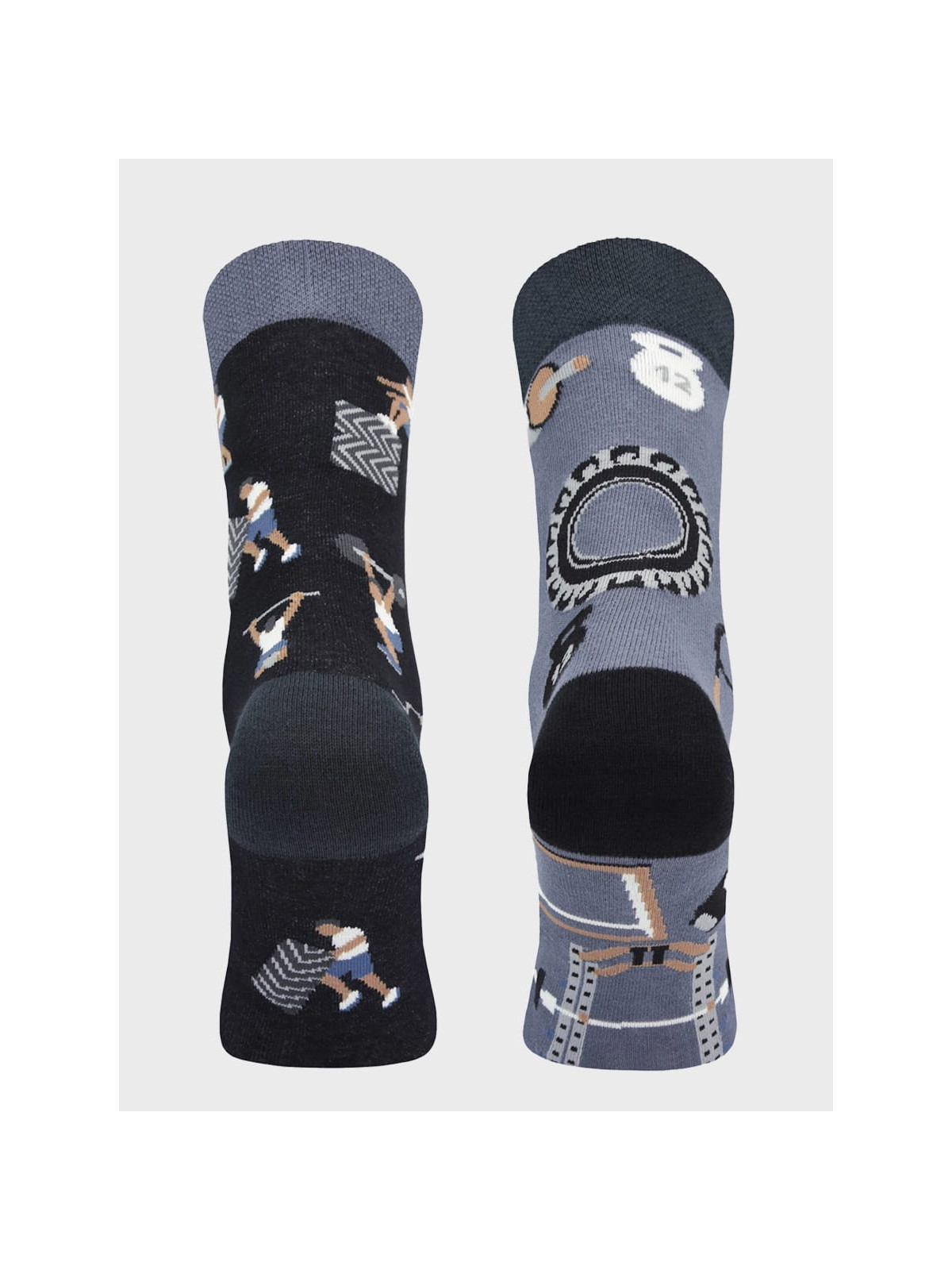 COMODO SKARPETY MĘSKIE DAMSKIE FUNNY SOCKS SM1/78 MOTYW TRENING 35-38