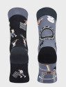 COMODO SKARPETY MĘSKIE DAMSKIE FUNNY SOCKS SM1/78 MOTYW TRENING 35-38
