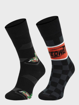 COMODO SKARPETY MĘSKIE DAMSKIE FUNNY SOCKS SM1/75 MOTYW ŻUŻEL 35-38