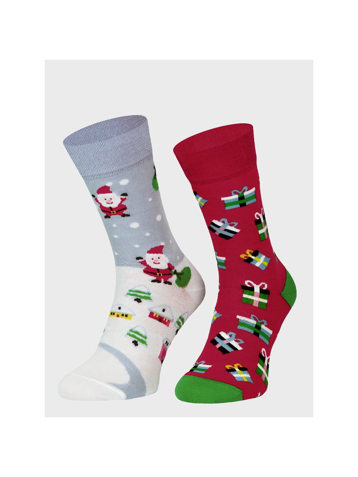 COMODO SKARPETY MĘSKIE DAMSKIE FUNNY SOCKS SM1/64 MOTYW ŚWIĘTA 35-38