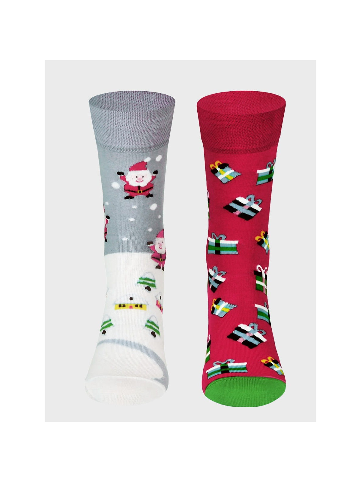 COMODO SKARPETY MĘSKIE DAMSKIE FUNNY SOCKS SM1/64 MOTYW ŚWIĘTA 35-38