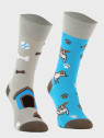 COMODO SKARPETY MĘSKIE DAMSKIE FUNNY SOCKS SM1/56 MOTYW PSY 35-38