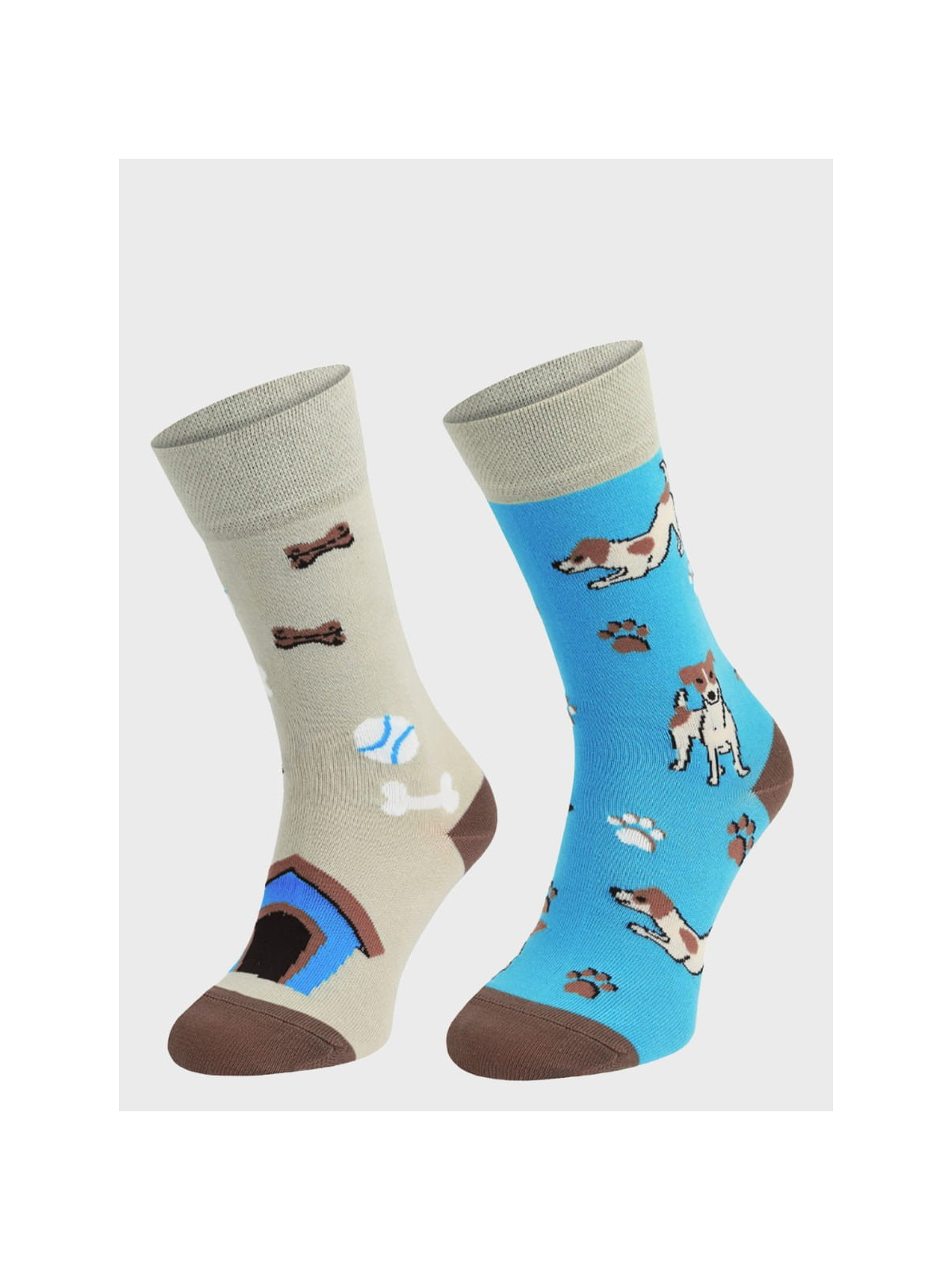 COMODO SKARPETY MĘSKIE DAMSKIE FUNNY SOCKS SM1/56 MOTYW PSY 35-38