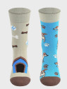 COMODO SKARPETY MĘSKIE DAMSKIE FUNNY SOCKS SM1/56 MOTYW PSY 35-38