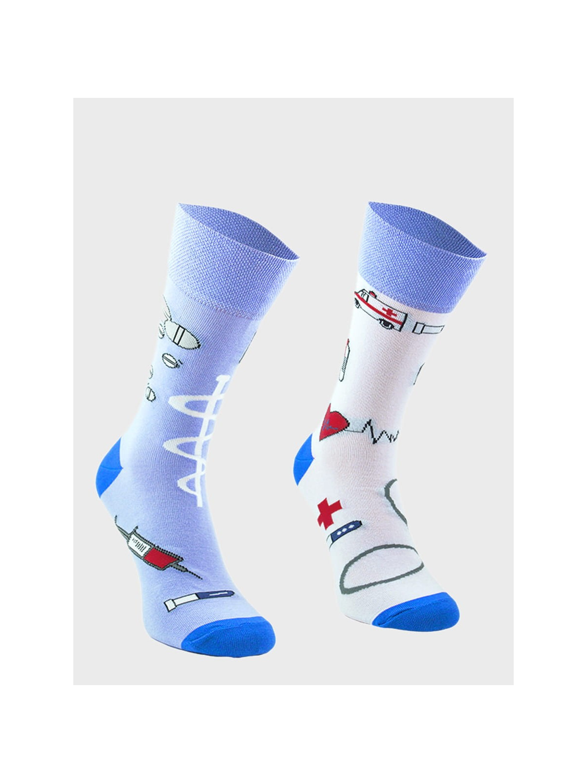 COMODO SKARPETY MĘSKIE DAMSKIE FUNNY SOCKS SM1/52 MOTYW SŁUŻBA ZDROWIA 35-38