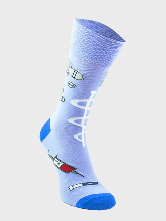 COMODO SKARPETY MĘSKIE DAMSKIE FUNNY SOCKS SM1/52 MOTYW SŁUŻBA ZDROWIA 35-38