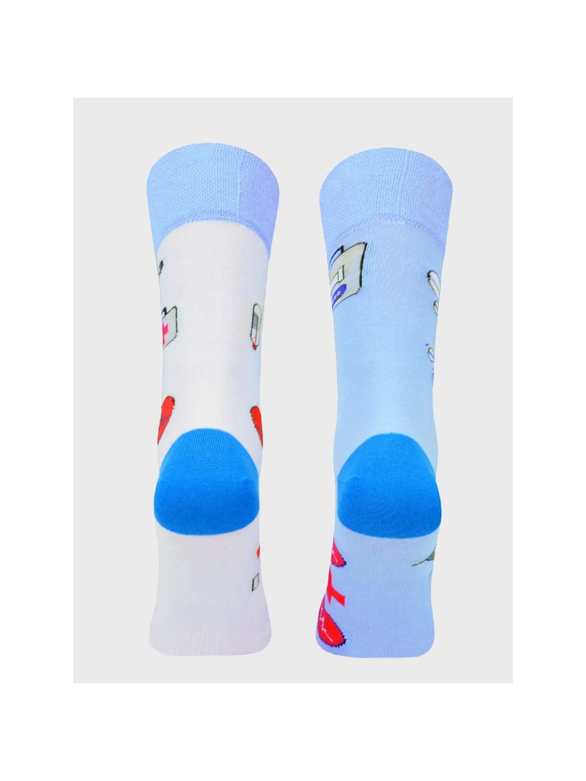 COMODO SKARPETY MĘSKIE DAMSKIE FUNNY SOCKS SM1/52 MOTYW SŁUŻBA ZDROWIA 35-38