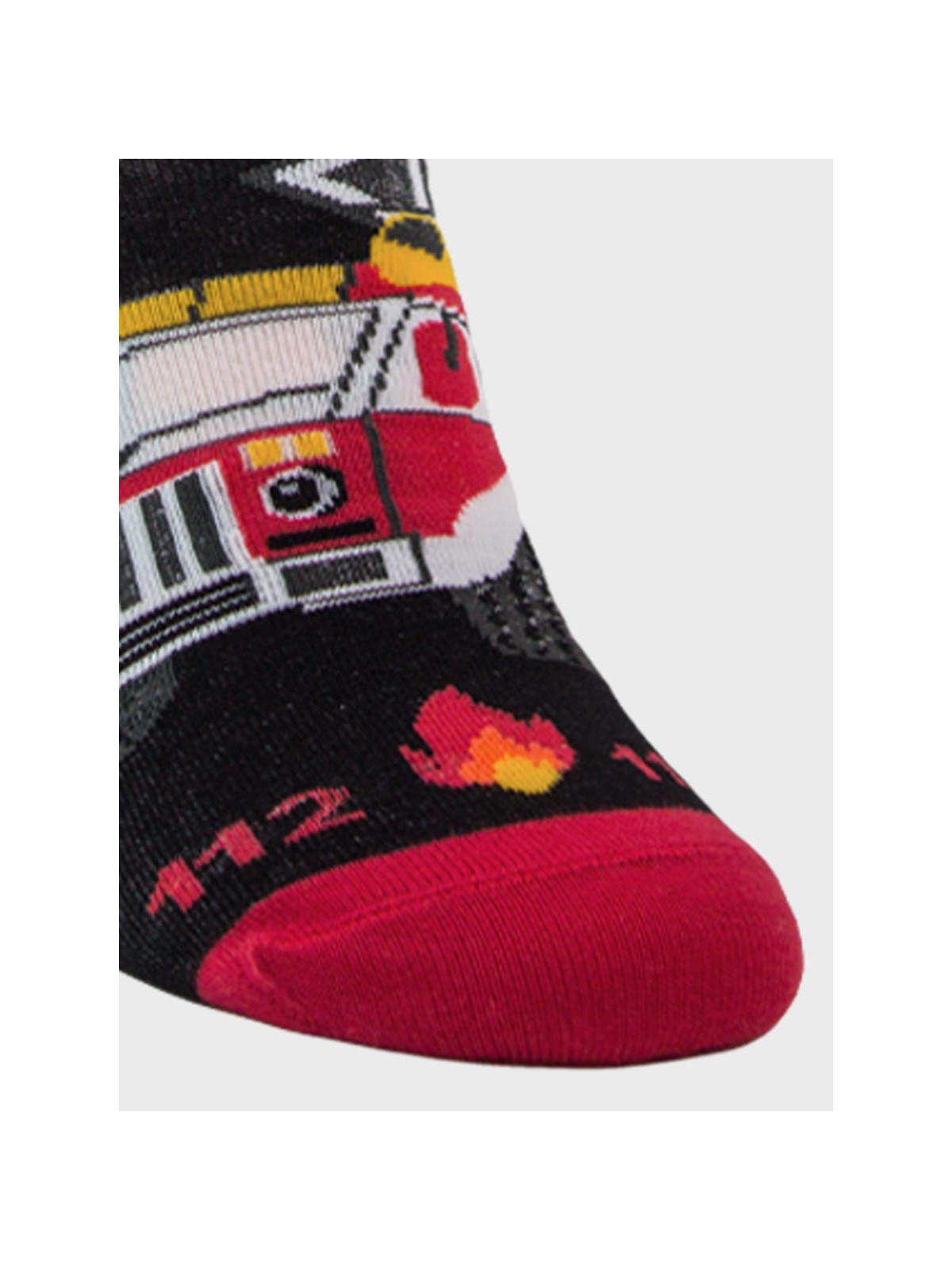 COMODO SKARPETY MĘSKIE DAMSKIE FUNNY SOCKS SM1/49 MOTYW STRAŻ POŻARNA 35-38