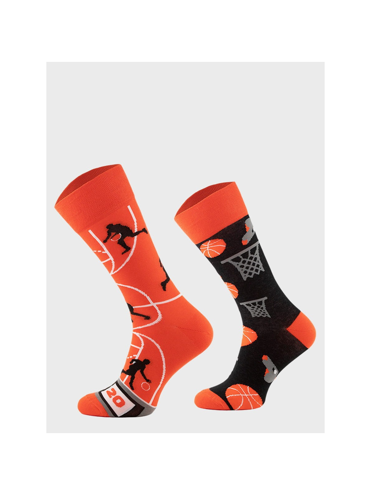 COMODO SKARPETY MĘSKIE DAMSKIE FUNNY SOCKS SM1/15 MOTYW KOSZYKÓWKA 35-38