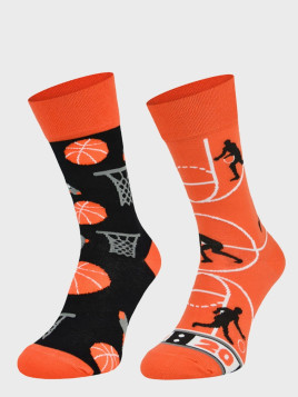 COMODO SKARPETY MĘSKIE DAMSKIE FUNNY SOCKS SM1/15 MOTYW KOSZYKÓWKA 35-38