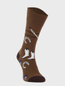 COMODO SKARPETY MĘSKIE DAMSKIE FUNNY SOCKS SM1/46 MOTYW JEŹDZIECTWO 43-46
