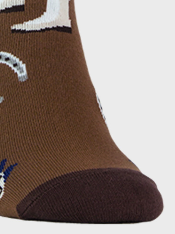 COMODO SKARPETY MĘSKIE DAMSKIE FUNNY SOCKS SM1/46 MOTYW JEŹDZIECTWO 43-46
