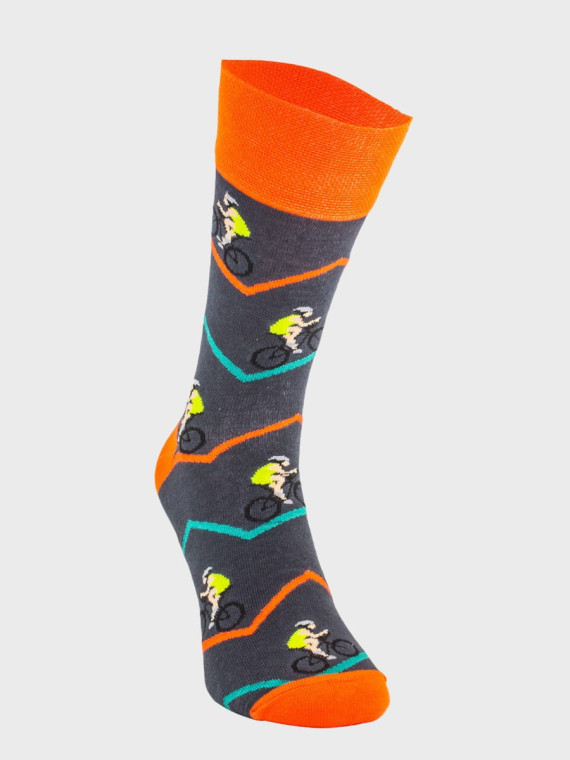 COMODO SKARPETY MĘSKIE DAMSKIE FUNNY SOCKS  SM1/05 MOTYW ROWERY NARZĘDZIA 43-46