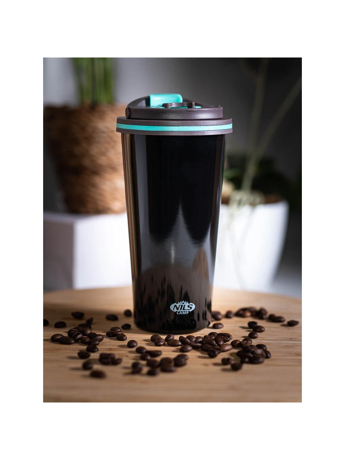 NILS CAMP Kubek termiczny NCB18 500ml czarny
