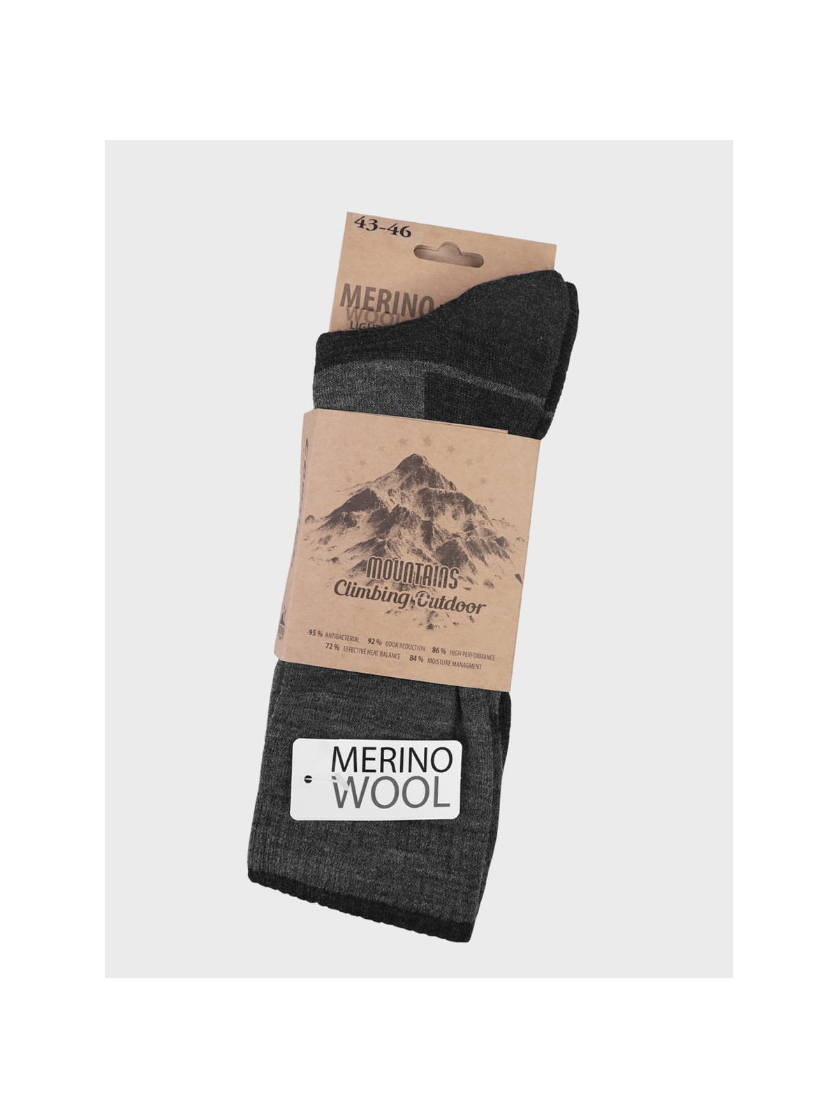 COMODO Skarpety Trekkingowe wysokie Mid TRE3 Szare