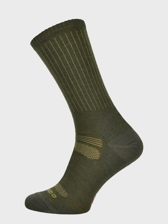 COMODO Skarpety myśliwskie trekkingowe Anty kleszczowe Merino SMP1 Khaki 43-46