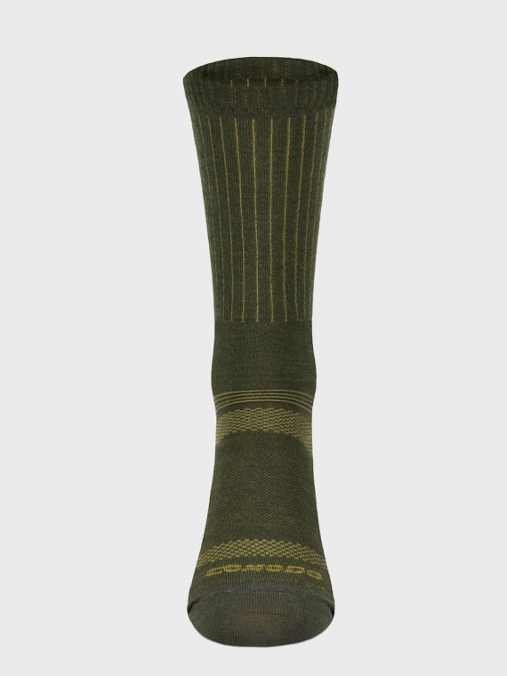COMODO Skarpety myśliwskie trekkingowe Anty kleszczowe Merino SMP1 Khaki 43-46