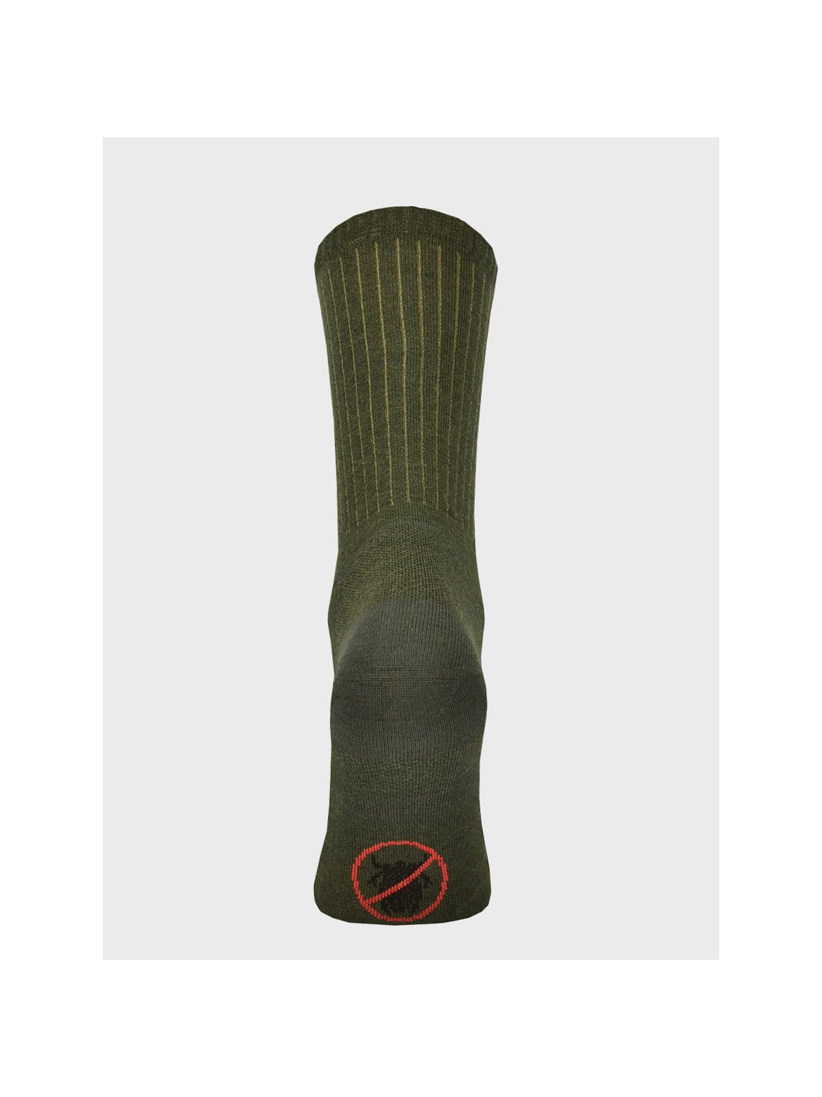 COMODO Skarpety myśliwskie trekkingowe Anty kleszczowe Merino SMP1 Khaki 43-46