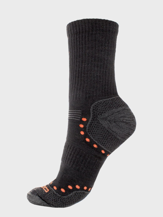 COMODO Skarpety LIGHT HIKER Wełna Merino + Alpaka Czarne 43-46