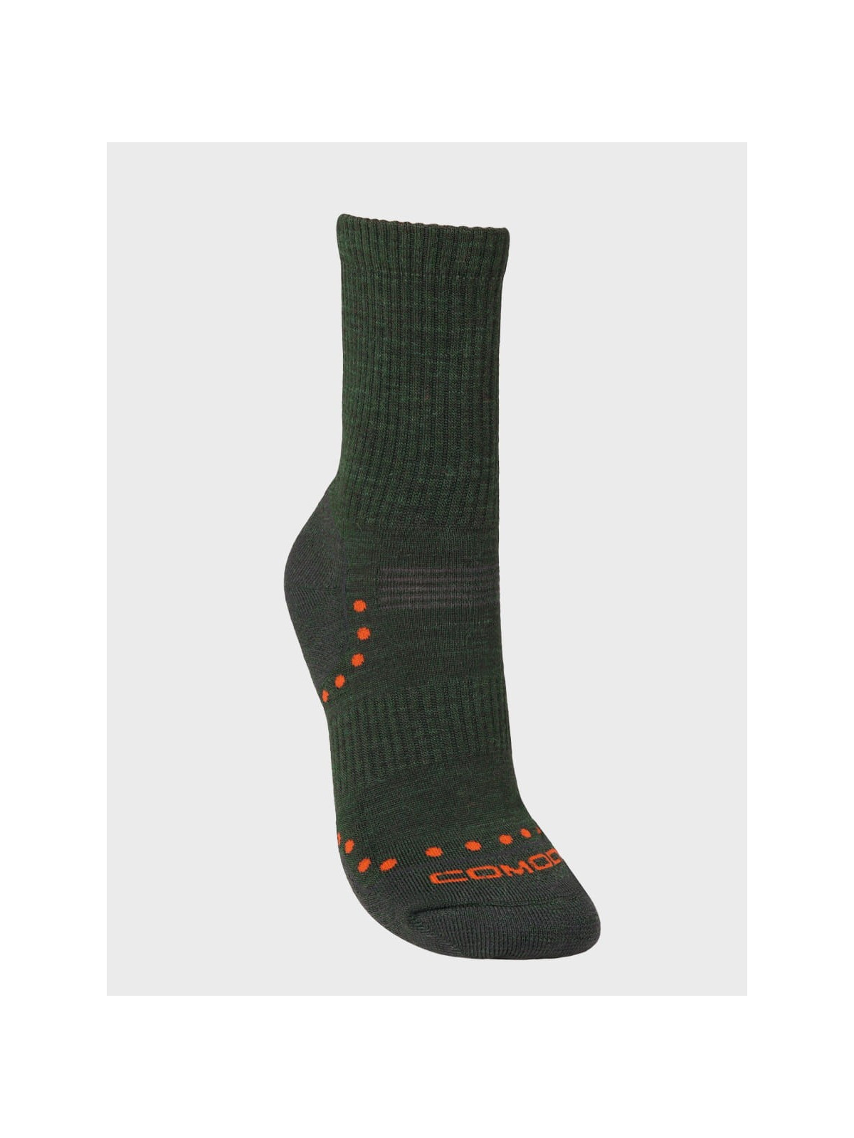 COMODO Skarpety LIGHT HIKER Wełna Merino + Alpaka khaki 43-46