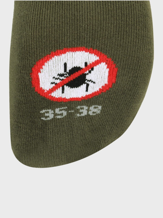 COMODO Skarpety myśliwskie trekkingowe Anty kleszczowe SMP2 khaki 43-46