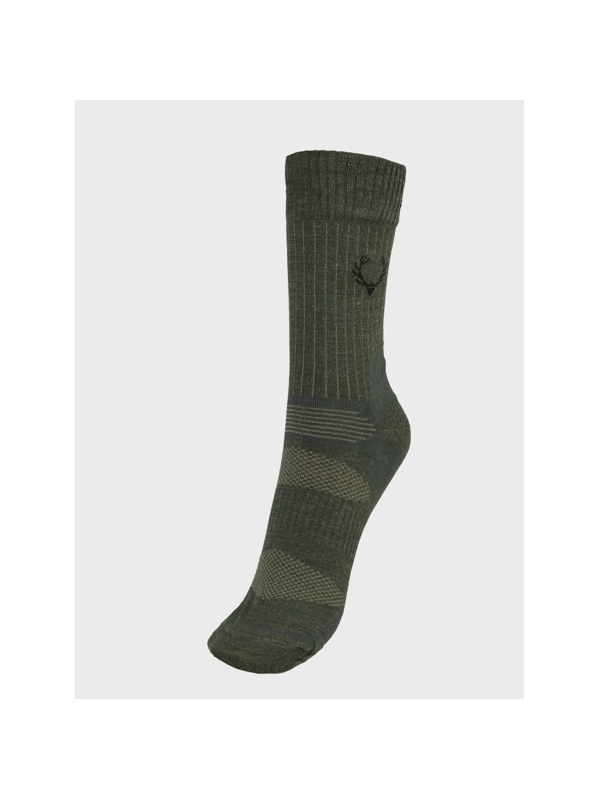 COMODO Skarpety letnie wysokie HUNTING wełna merino Khaki 35-38