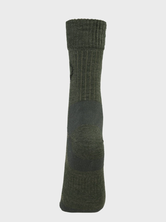COMODO Skarpety letnie wysokie HUNTING wełna merino Khaki 35-38